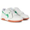 Out Of Office Lærsneakers «Hvit, lysegrønn, Rrick Red»