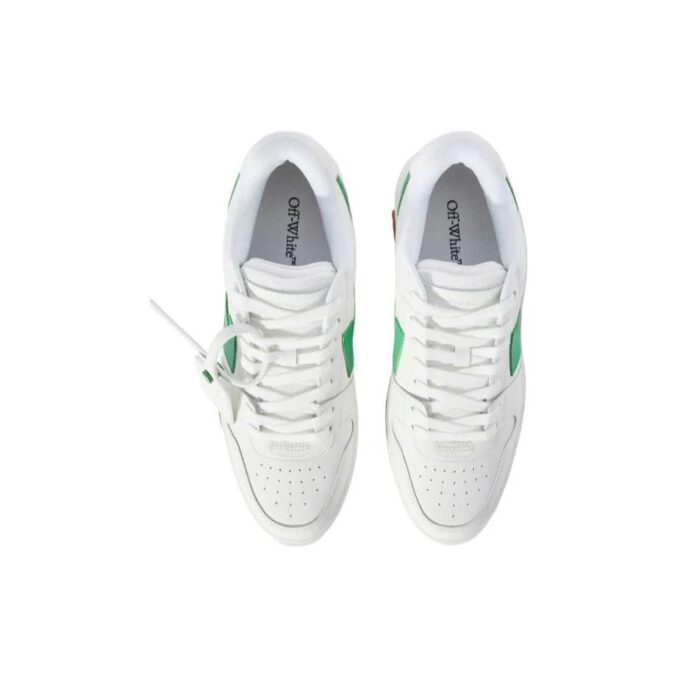 Out Of Office Lærsneakers «Hvit, lysegrønn, Rrick Red»