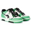 Out Of Office Lærsneakers «Neongrønn Svart Hvit»