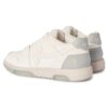Out Of Office Lærsneakers «White Grey»