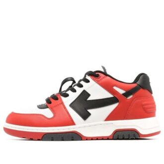 Out Of Office lav sneaker «Rød Hvit Svart»