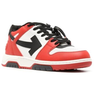 Out Of Office lav sneaker «Rød Hvit Svart»