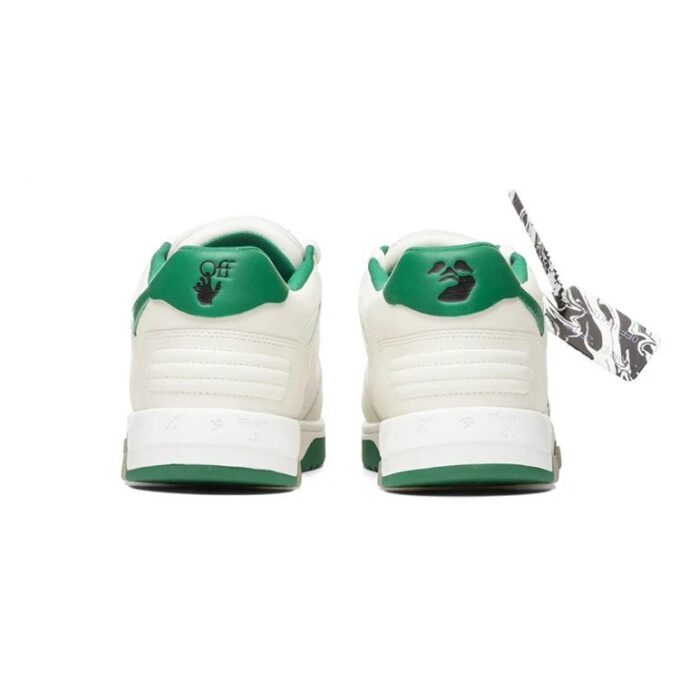 Out Of Office lave sneakers hvit/grønn