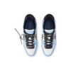 Out Of Office lavt skinnsneaker «Blå Svart Hvit»