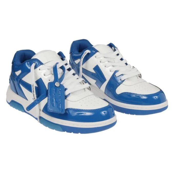 Out Of Office lavt sneaker «Blå Hvit»