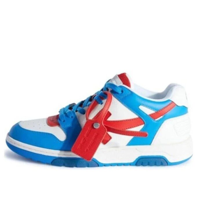 Out Of Office lavt sneaker «Blue White Orange»