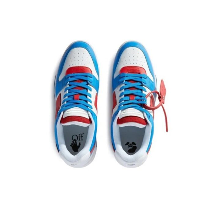 Out Of Office lavt sneaker «Blue White Orange»