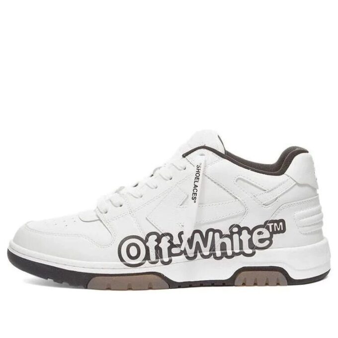 Out Of Office lavt sneaker for gåturer «Hvit Svart»