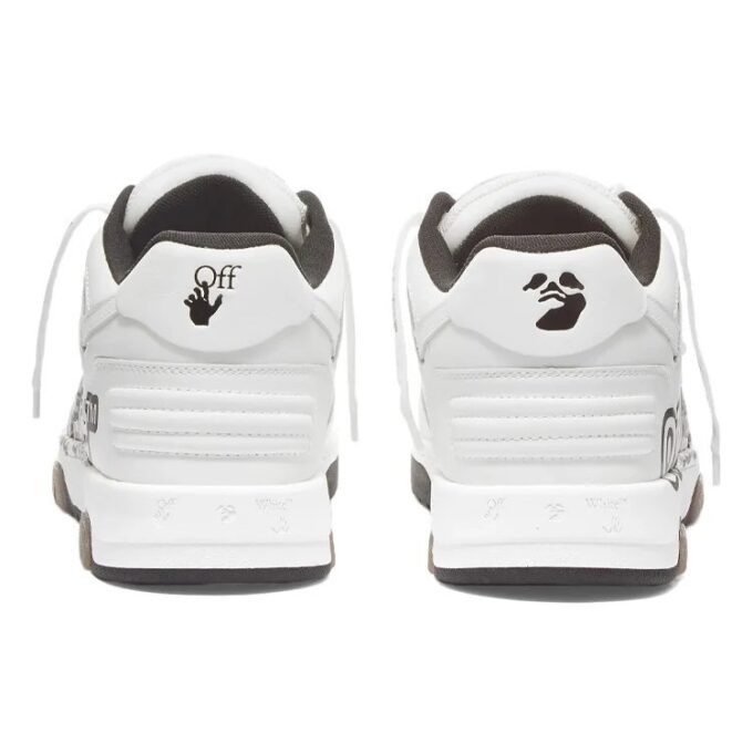 Out Of Office lavt sneaker for gåturer «Hvit Svart»