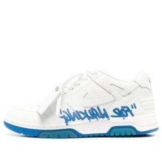 Out Of Office lavt sneaker for gåturer «White Blue»