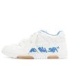 Out Of Office lavt sneaker for gåturer «White Blue»