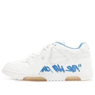 Out Of Office lavt sneaker for gåturer «White Blue»