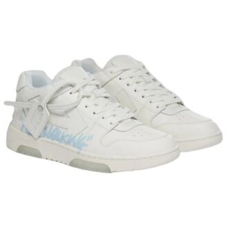 Out Of Office lavt sneaker for gåturer «White Blue»