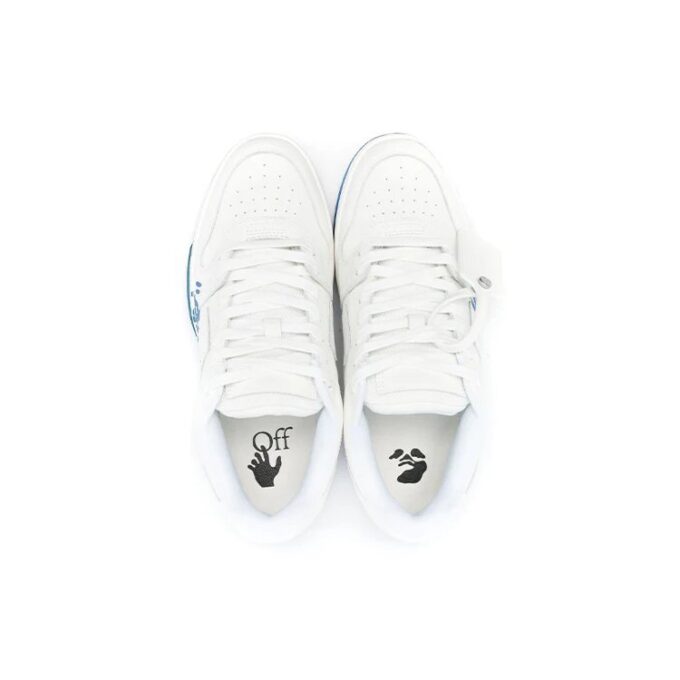 Out Of Office lavt sneaker for gåturer «White Blue»