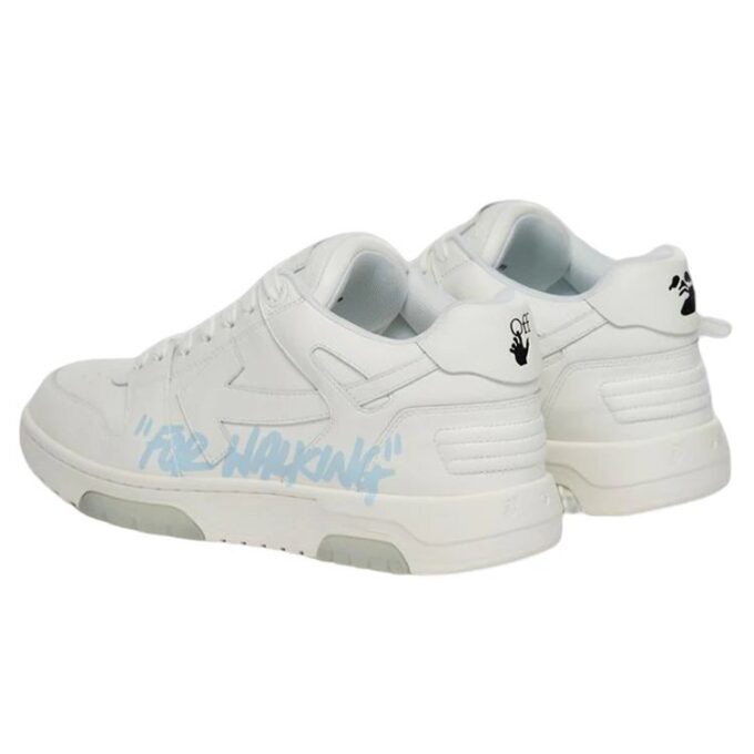 Out Of Office lavt sneaker for gåturer «White Blue»