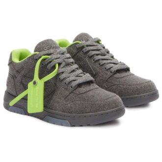 Out Of Office lavt sneaker «Grey Green»