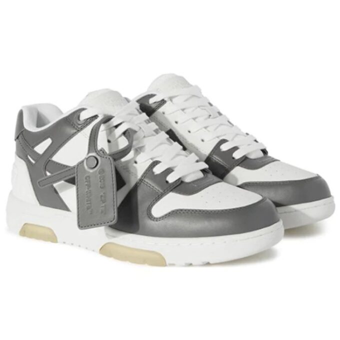 Out Of Office lavt sneaker «Grey White»