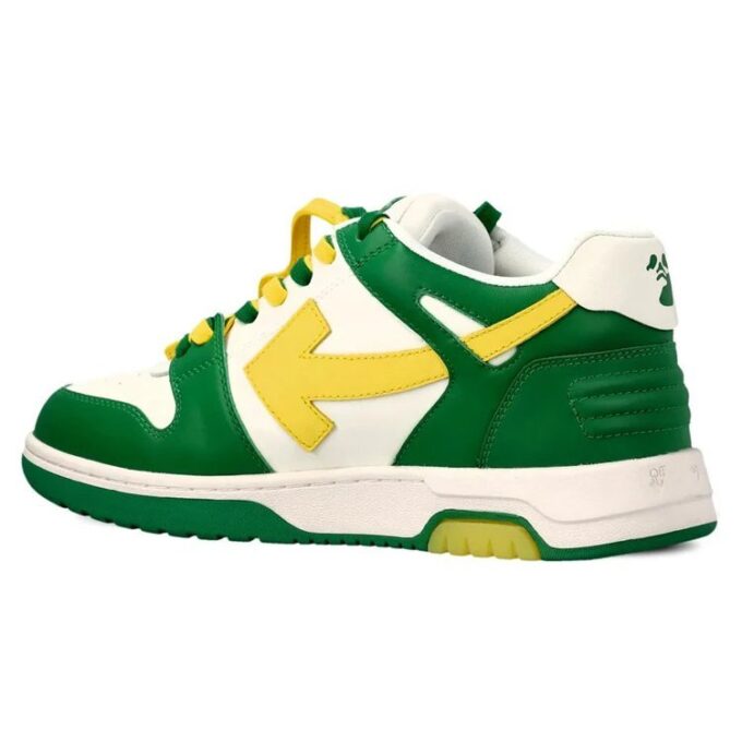Out Of Office lavt sneaker «Grønn Gul Hvit»