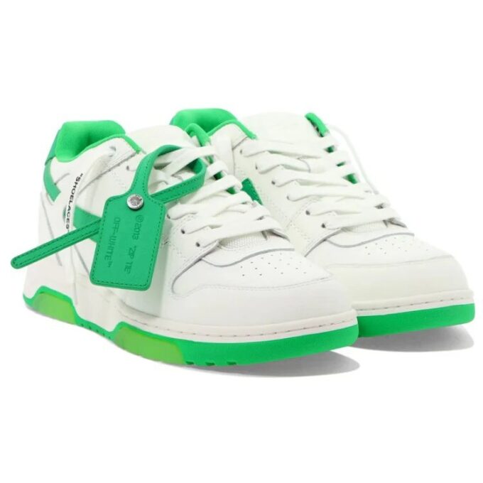 Out Of Office lavt sneaker «Grønn Hvit»