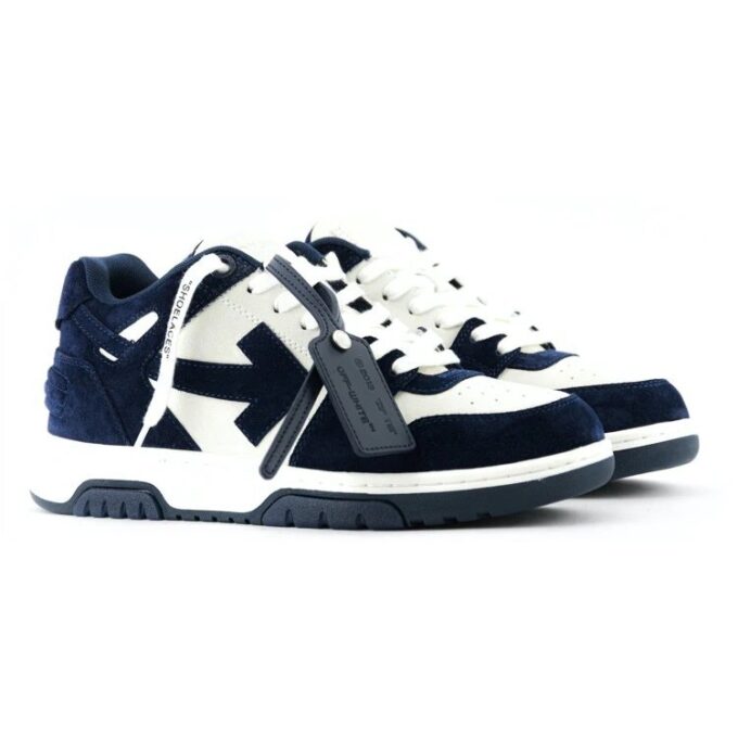 Out Of Office lavt sneaker «Navy White»