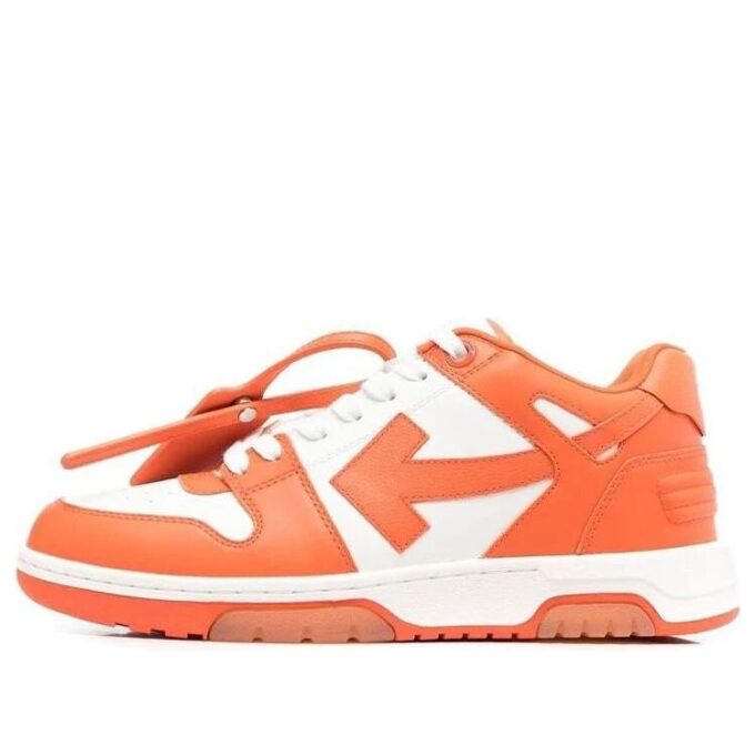 Out Of Office lavt sneaker «Orange White»