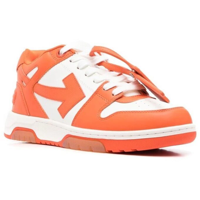Out Of Office lavt sneaker «Orange White»