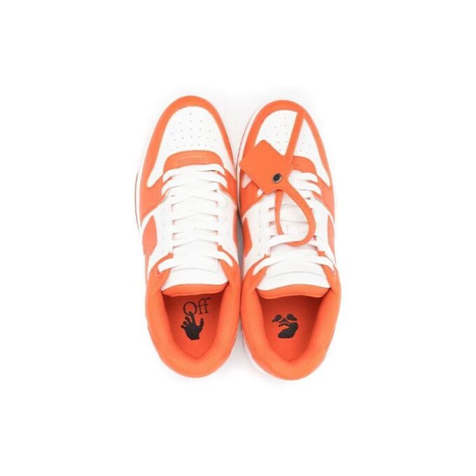 Out Of Office lavt sneaker «Orange White»