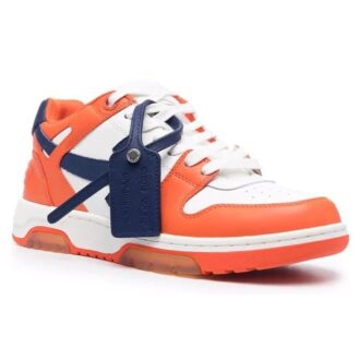 Out Of Office lavt sneaker &laquo;Oransje Blå Hvit&raquo;