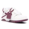 Out Of Office lavt sneaker-par dyp vinrød «rød hvit»