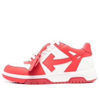 Out Of Office lavt sneaker «Rød Hvit»