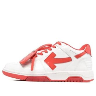 Out Of Office lavt sneaker «Rød Hvit»