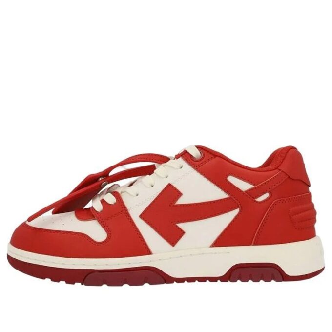 Out Of Office lavt sneaker «Rød Hvit»