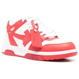 Out Of Office lavt sneaker «Rød Hvit»