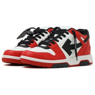 Out Of Office lavt sneaker &laquo;Rød Svart Hvit&raquo;