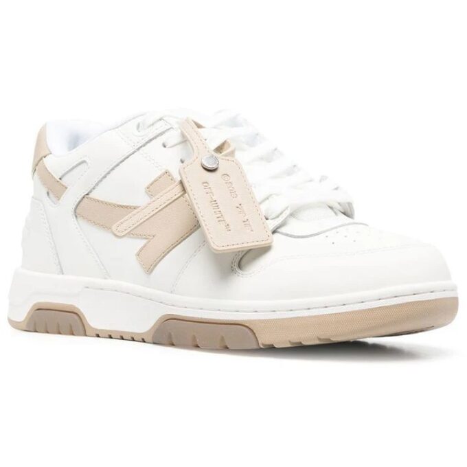Out Of Office lavt sneaker «White Beige»