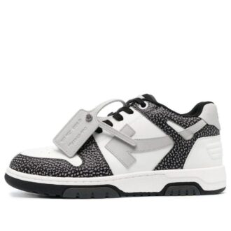 Out Of Office lavt sneaker «White Black»