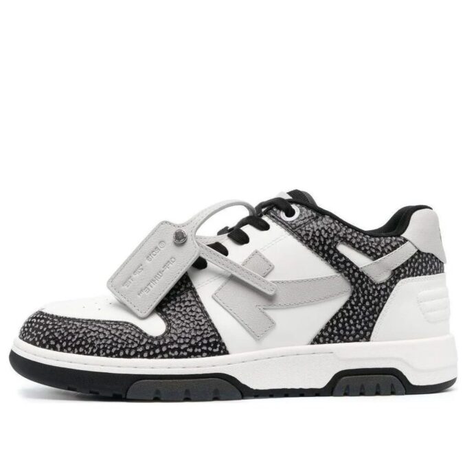 Out Of Office lavt sneaker «White Black»