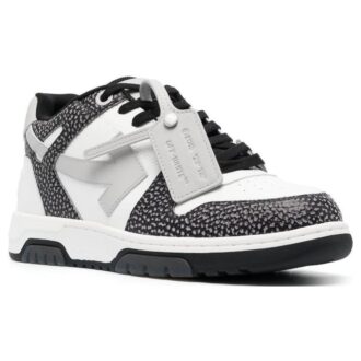 Out Of Office lavt sneaker «White Black»