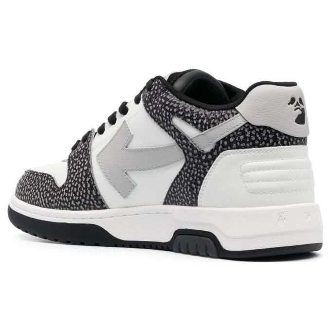 Out Of Office lavt sneaker «White Black»