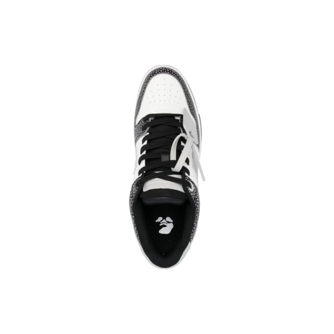 Out Of Office lavt sneaker «White Black»