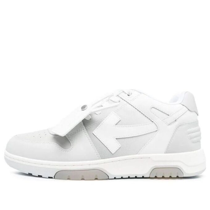Out Of Office lavt sneaker «White Grey»