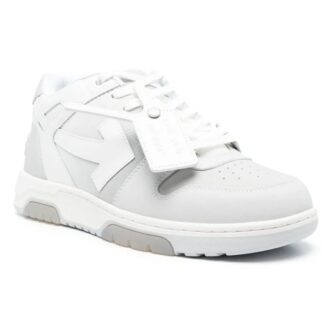 Out Of Office lavt sneaker «White Grey»