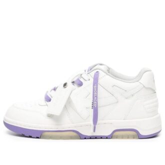 Out Of Office lavt sneaker «White Purple»