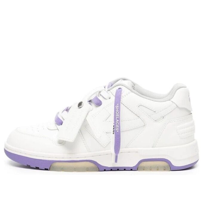 Out Of Office lavt sneaker «White Purple»