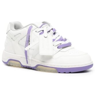 Out Of Office lavt sneaker «White Purple»