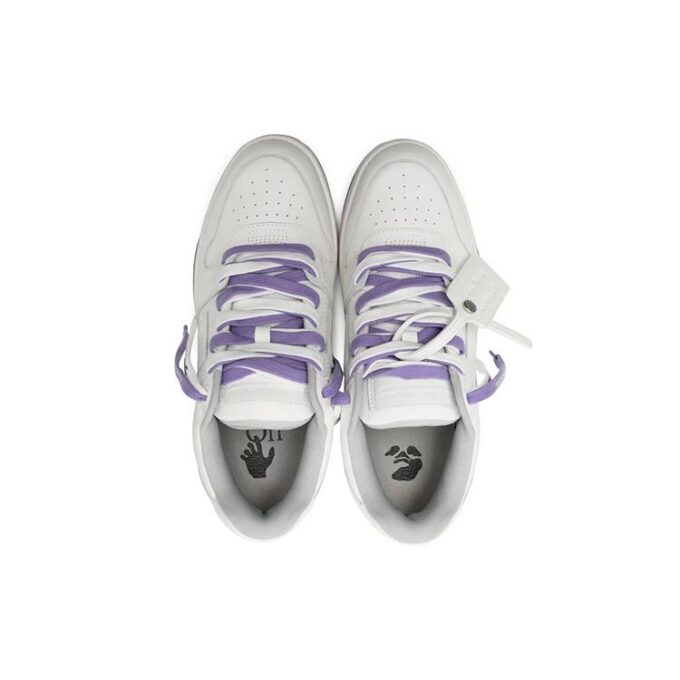 Out Of Office lavt sneaker «White Purple»