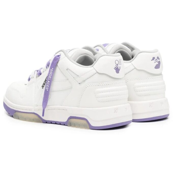 Out Of Office lavt sneaker «White Purple»