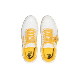 Out Of Office lavt sneaker «Yellow White»