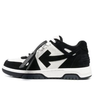 Out Of Office lavt Sneakers «Black White»