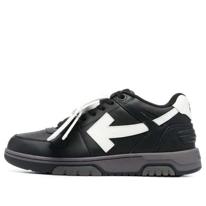 Out Of Office lavt Sneakers «Black White»